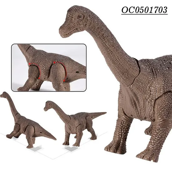 Tanystropheus Toy Model Interactive Walking Dinosaur Toys Light up Remote Control Toy with Simulation Sound