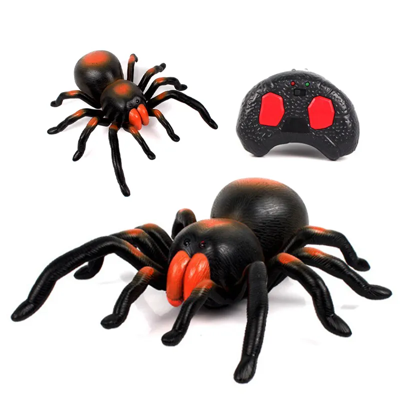 Wholesale Remote Control Spider Plastic Walking Insect RC Spider Animal Simulation Toys for Kids
