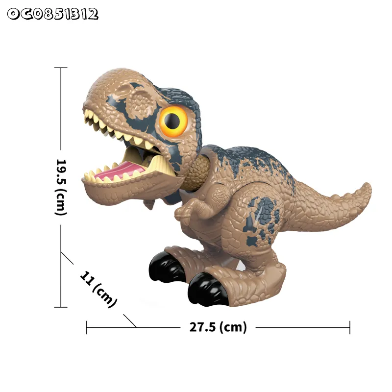Cute Small Custom Toys Tyrannosaurus Rex Battery Operate Electric China Wholesale Dinosaur Toys with Sound for Children Kids