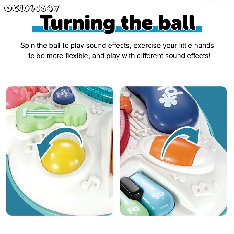 Wholesale Montessori Popular Electronic Plastic Piano Board Montessori Table Activity Educational Toys