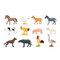 Wholesale Montessori Educational Simulated Plastic Rubber Cow Toys Farm Animal
