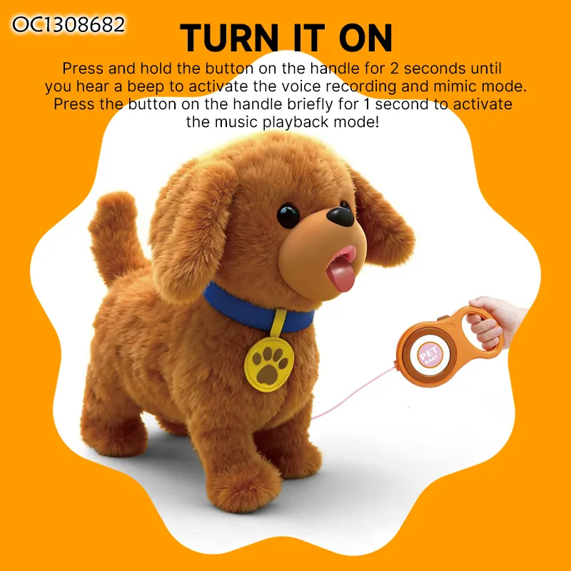 Wholesale Kids Remote Control Pet Electronic Walking Intelligent Dog Toy