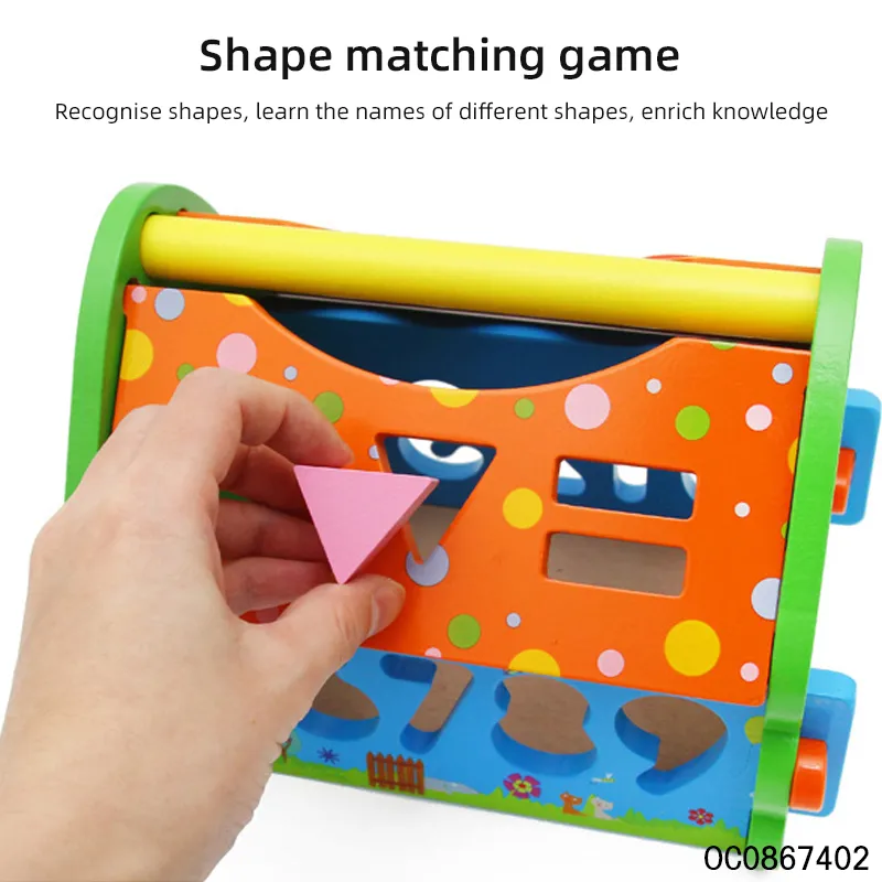 Wholesale Montessori Educational Wooden DIY Building Block Toy
