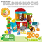 Wholesale Educational Montessori Popular DIY 61PCS Plastic Building Block Toy