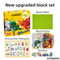 Wholesale Montessori Educational Cartoon Train Mini Bricks Building Blocks Toy