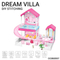 Wholesale Educational 44PCS DIY Plastic Building Block Toy for Girls