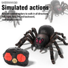 Wholesale Plastic Realistic Animal RC Remote Control Spider Toy with Flashing Light Eye