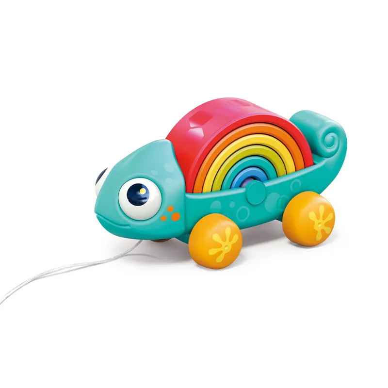 Wholesale Educational Plastic Baby Montessori Rainbow Building Blocks Toys