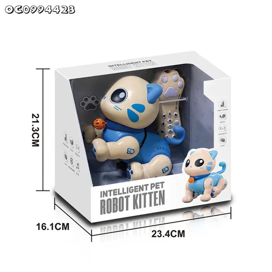 Wholesale Singing and Dance Plastic Remote Control Intelligent Interactive RC Music Robot Pet Animal Toy for Kids