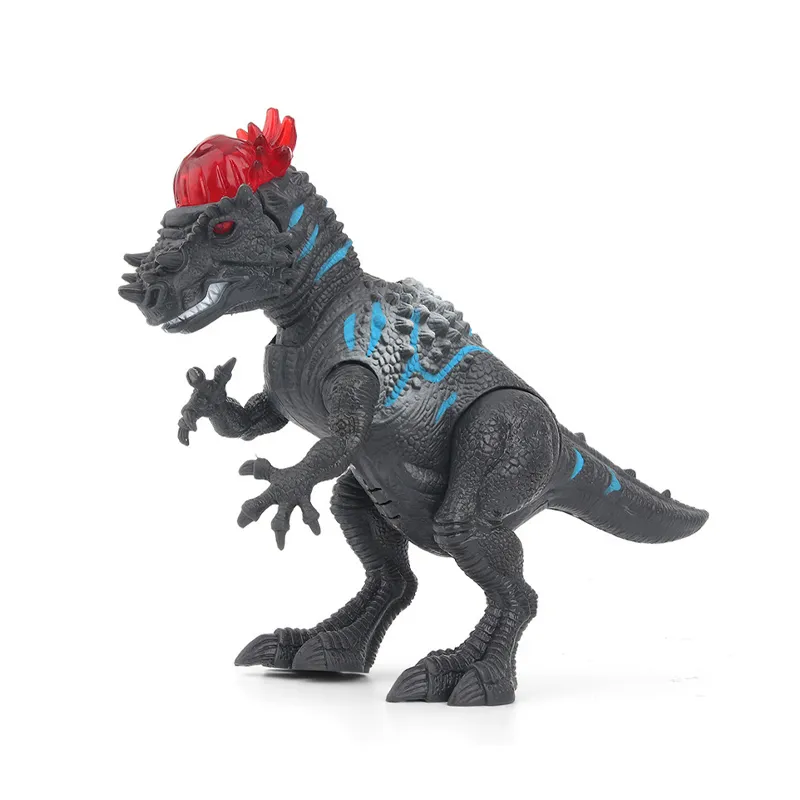Collectable Simulation Realistic PVC Classic Model Jurassic Light up Walking Dinosaur Electric Toys for Children with Sound