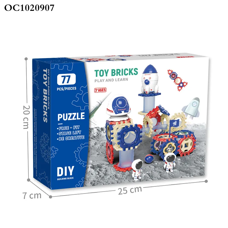 Wholesale Montessori Creative Educational Construction Plastic Building Block Toys