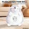 Wholesale Educational Musical Animal Soothing Baby Plush Soft Stuffed Sleeping Animal Toy with Light