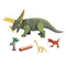 New Arrival Realistic Like Animals Movable Joint Walking Triceratops China Wholesale B O Dinosaur Toy with Light Sound for Children