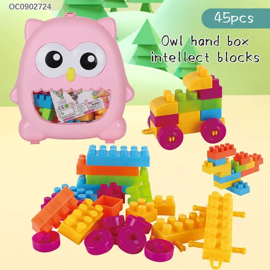 Wholesale Popular DIY Montessori Kids Cheap Baby Building Blocks Educational Baby Toys