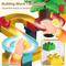 Wholesale Funny Popular DIY Block Building Track Educative Kids Foldable Baby Building Block Toys