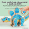 Wholesale Montessori 4PCS Cognitive Educational DIY 3D Dinosaur Wooden Block Toy for Kids