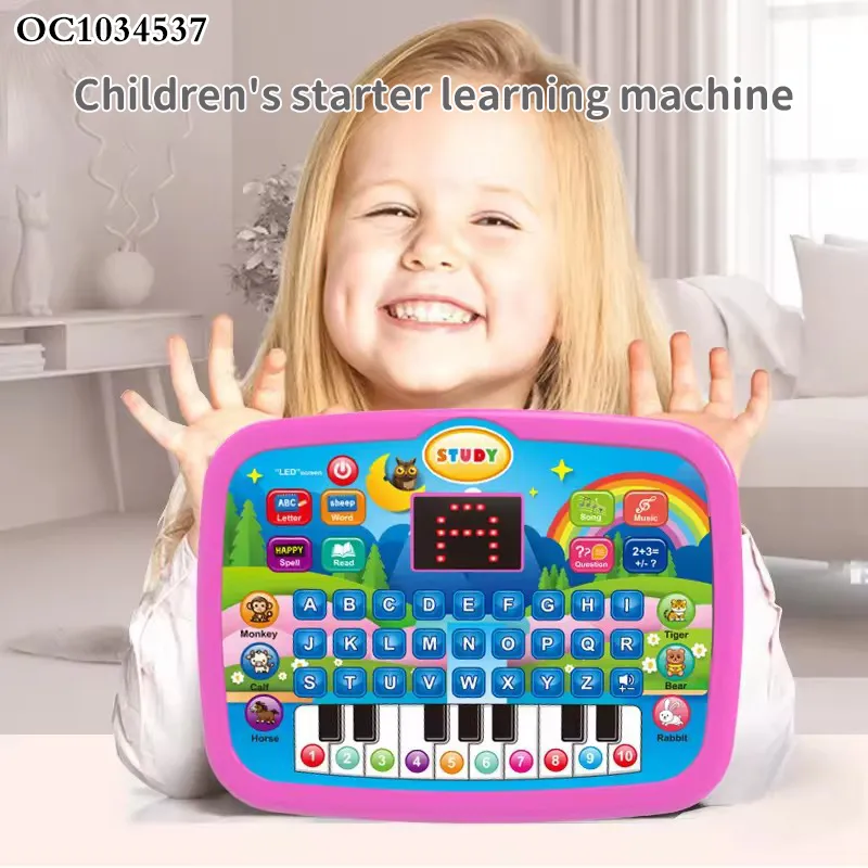 Wholesale Montessori Kids Laptop Education Musical Sound Learning Machine Keyboard Toy