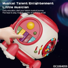 Wholesale Musical Montessori Learning Keyboard Hand Drum 6 in 1 Montessori Custom LED Projector Toy