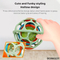 Hand Eye Coordination Shake Rattle Drum Baby Hand Grabbing Toy Felt Balls Baby Stress Ball Toy
