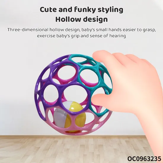 Hand Eye Coordination Hand Rattle Toy Balls Game Montessori New Baby Toys 0-12 Months Item Set Toy