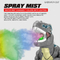 Spray Mist RC Robot Dinosaur New Remote Control Simulation Dinosaur Toy Model Moving and Walk Toy with Light and Sound for Wholesale