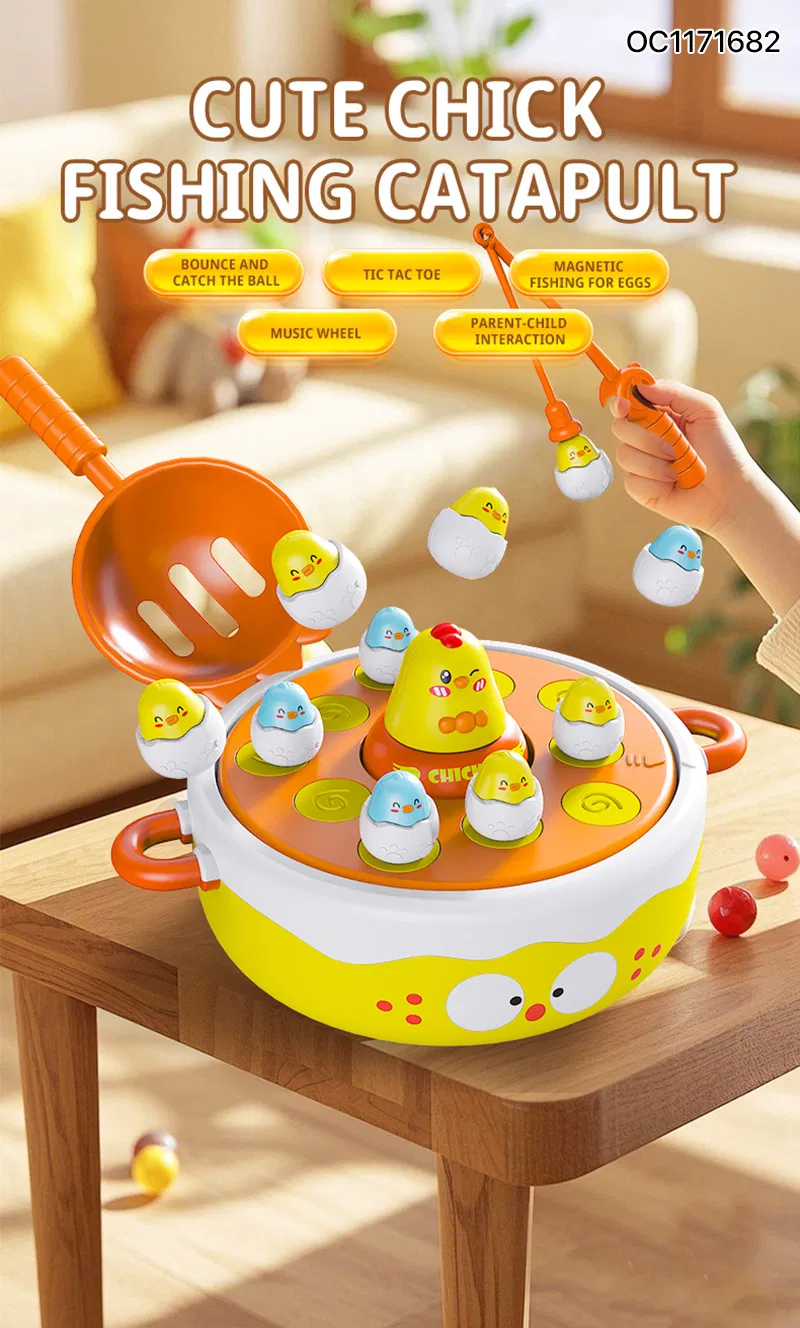 Wholesale Baby Electric Bo Montessori Educational Duck Fishing Child Games Children Toys with Music