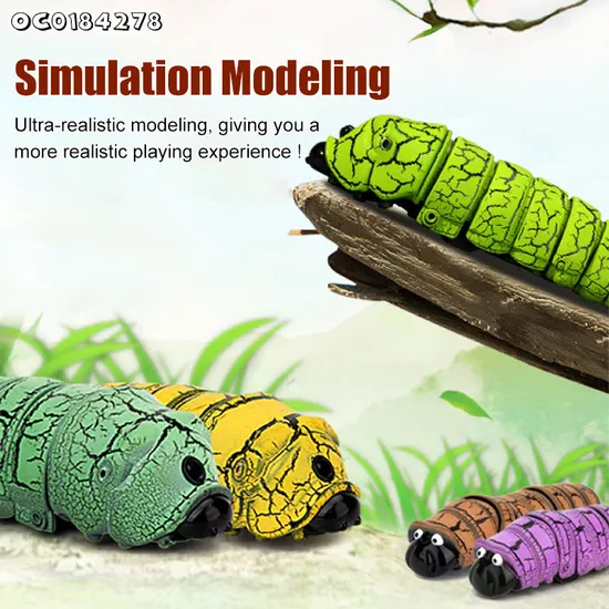 Wholesale Animal Model Realistic Crawling and Flying Insects Spray Remote Control Toy for Kids