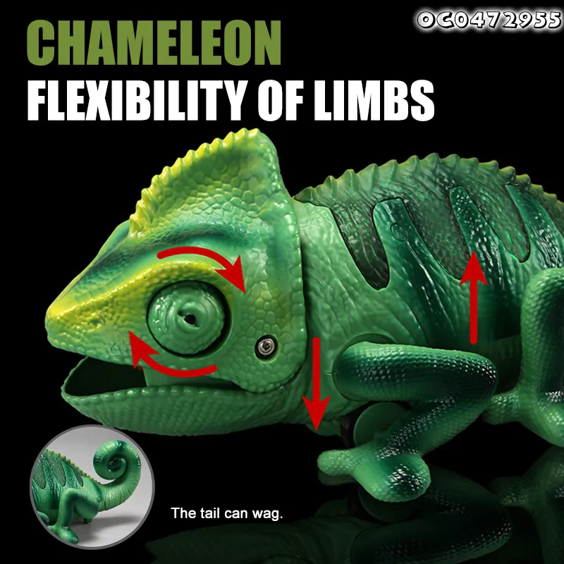 Wholesale Funny Kids Remote Control Tongues Lizard Animal Model Plastic Children Toy