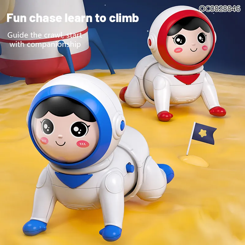 Wholesale Unique Electric Doll Plastic Baby Crawling Musical Battery Operated Toy