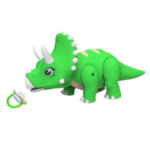 Lighted up Musical Triceratops Electric Toy Walking Dinosaur Toy with Voice Recording Toy
