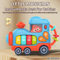 Wholesale Plastic Montessori Funny Cartoon Keyboard Sensory Musical Piano Light up Baby Toy