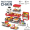 Selling Fast Food Pretend Play Toys 2024 Include Supermarket Stores Cash Set Toy for Kids