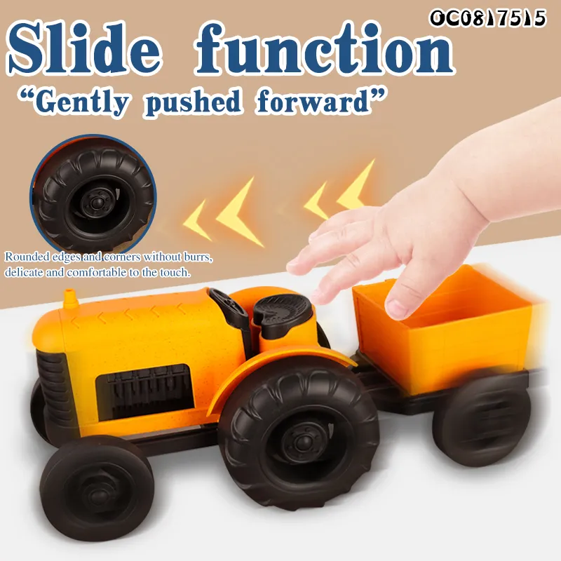 Wholesale Freewheel Water Summer Beach Sand Children Small Farm Trucks Plastic Outdoor Toys