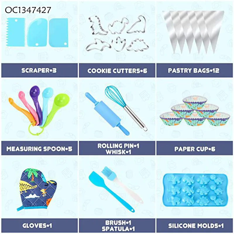 Wholesale Educational Funny Dessert Cake Making Model Children Pretend Play Kitchen Cooking Toy with Wholesale
