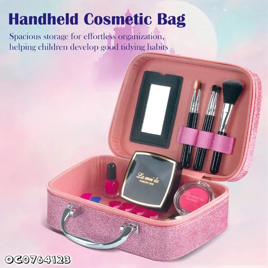 Nail Polish Cosmetics Pretend Portable Makeup Princess Makeup Sets Toy for Children Wholesale