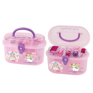 Wholesale Kids Portable Fashion Beauty Makeup Nail Polish Make up Toy for Girls