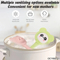 Wholesale Montessori Lovely Sensory Teether Rattle Set Baby Food Silicone Teether Toy