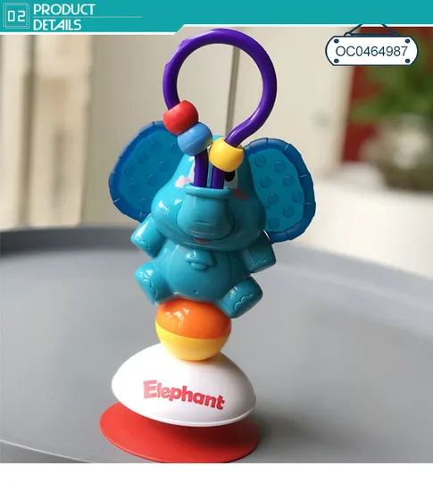 Elephant Sucker Baby Shaker Toy Rattles Baby Toys 0-12 Months for Newborn