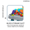 Wholesale Montessori Educational 40PCS Children's Plastic Building Blocks Sets Table Toy