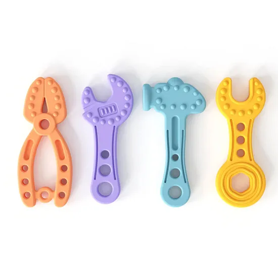 Wholesale Educational Montessori Baby Silicone Sensory Teethers Toy for Newborn Baby
