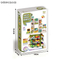Kid Role Pretend Play Shop Counter Supermarket Toy Play Set Cash Register Scanner POS Machine Model Toy for Boy with Simulation Food