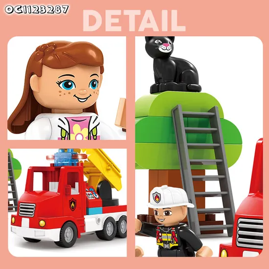 Building Block Assembly Kit for 4 Years Olds with Light and Sound