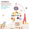 Remote Control Baby Rattles Crib Hanging Bed Bell Music Toy Mobile Withprojector Toys