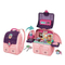Wholesale Little 2 in 1 Backpack Children's Plastic Pretend Mini Kitchen Sets Toys