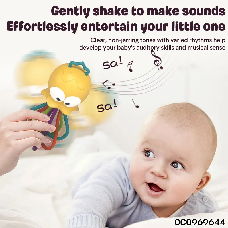 Wholesale Montessori Montessori Lovely Educational Food Grade Silicone Baby Teether Toy