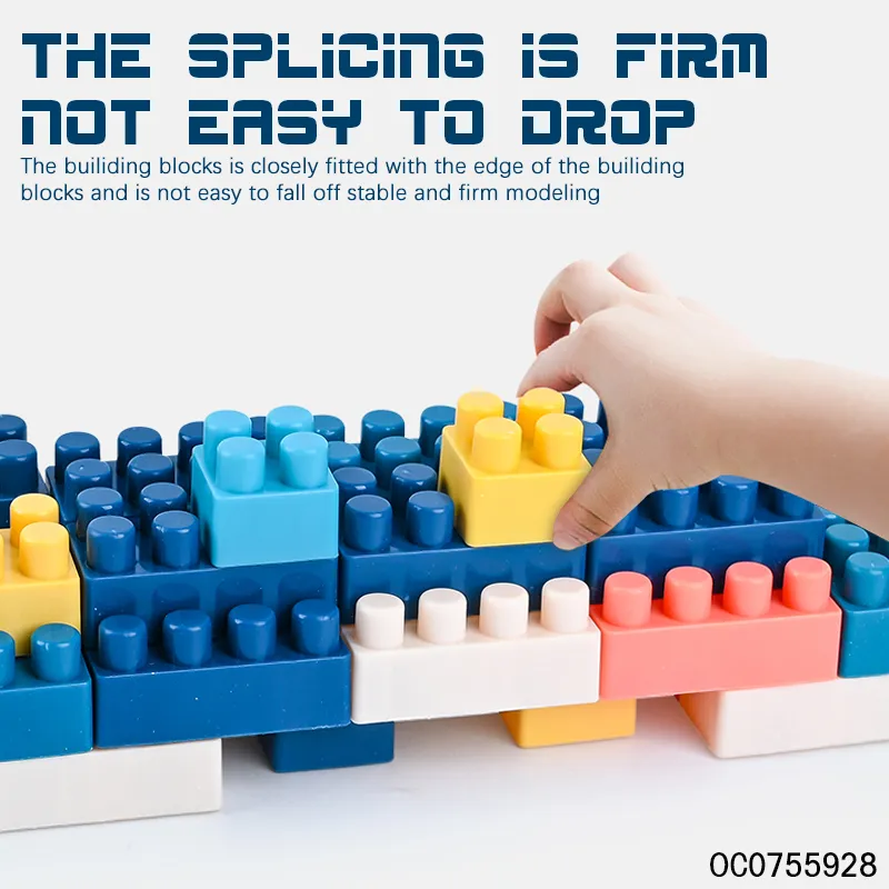 Wholesale Educational 400PCS Gift DIY Model Montessori Plastic Building Block Toy for Children