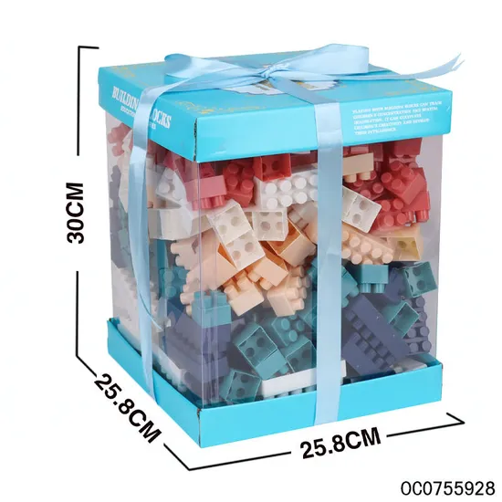 Wholesale Educational 400PCS Gift DIY Model Montessori Plastic Building Block Toy for Children