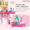 Wholesale Spray and Sink Pretend Play Plastic Children House Kitchen Cooking Toy Set with Lights Sounds