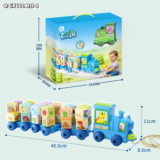 Wholesale Creative Montessori Educational Plastic DIY Building Block Toy