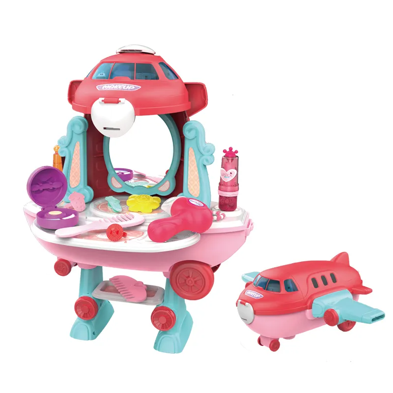 Wholesale Dresser Beauty Makeup Table Kid's Make up Toy Role Play Gift Set for Girls
